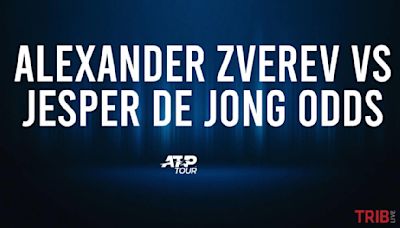 Alexander Zverev vs. Jesper de Jong Hamburg European Open Odds and H2H Stats – July 16