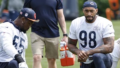 Montez Sweat Pulled from Field After Hitting Caleb Williams Again