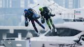 Real-life ‘superheroes’ fly in the world’s first jet suit race