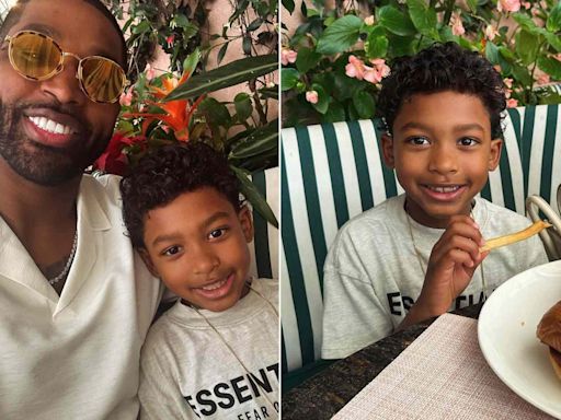 Tristan Thompson Shares Rare Photos with Son Prince, 7, as They Enjoy a Special 'Lunch Date' Together