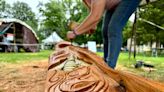 Ho-Chunk artist, Wisconsin native Harry Whitehorse honored with wood sculpture festival