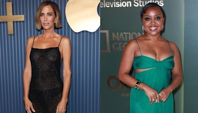 Emmy Awards After Parties: Kristen Wiig Adds Sparkles to Sheer Dress, Quinta Brunson Goes Green and More Looks From...