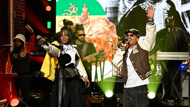 Lauryn Hill makes a rare appearance on “The Tonight Show” with son YG Marley