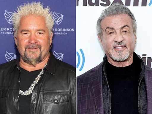 Guy Fieri was mistaken for bartender and told to get back to work while hanging at Sylvester Stallone's house