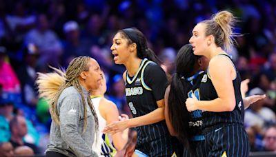 Angel Reese's Courtside Moment With Chicago Sky Coach Goes Viral