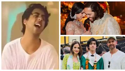 Hrithik Roshan-Sussanne Khan attend Hrehaan's graduation ceremony...Anant Ambani-Radhika Merchant's pre-wedding cruise party, Aryan Khan's rare laugh goes viralt: ...