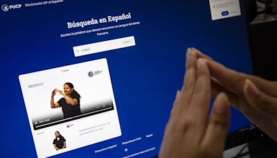Un diccionario peruano traduce español en lengua de señas y viceversa mediante la IA