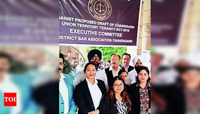 DBA protest against UT Tenancy Act 2019 | Chandigarh News - Times of India