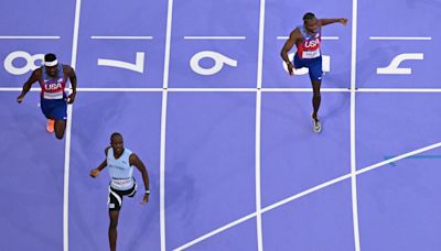 Paris Olympics: Noah Lyles, running with COVID, is upset by Letsile Tebogo in 200, then taken off in wheelchair