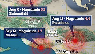 California breaks record for earthquakes in single year