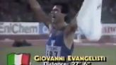 Este es el salto de Giovanni Evangelisti que falsificaron los jueces italianos en el Mundial de Roma - MarcaTV