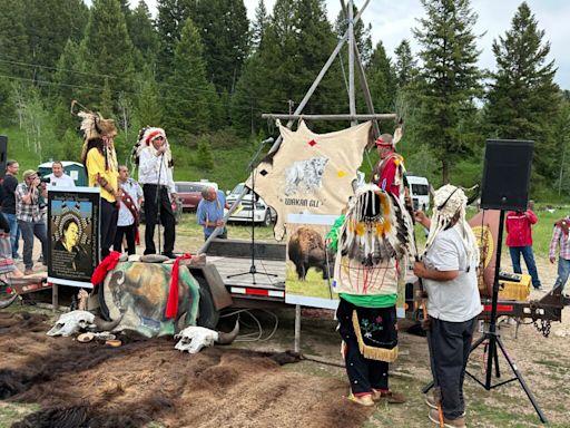 ‘Sacred Return’: Tribal ceremony honors birth of prophesied white buffalo calf