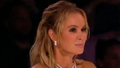 Amanda Holden 'nearly collapsed over judges' desk' live on Britain's Got Talent
