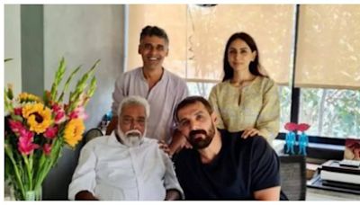 John Abraham’s wife Priya Runchal shares an UNSEEN picture of ‘dad and daddy’ on Father’s Day - Times of India