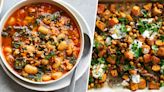 Light, bright weeknight dinners: Spicy white bean soup and roasted honeynut squash