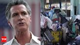 'Act with urgency': California governor Newsom orders urgent dismantling of homeless camps - Times of India