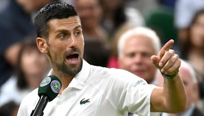 Novak Djokovic is creating the problem, not the Wimbledon crowd