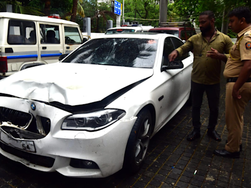 Hit-and-run case: Massive manhunt launched to nab Shiv Sena leader's son who mowed down woman with BMW, Look out circular issued | India News - Times of India