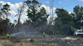 Crews respond to grass fire in North Port amid dry conditions