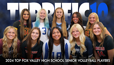 Check out the top senior high school girls volleyball players on the 2024 Terrific 10