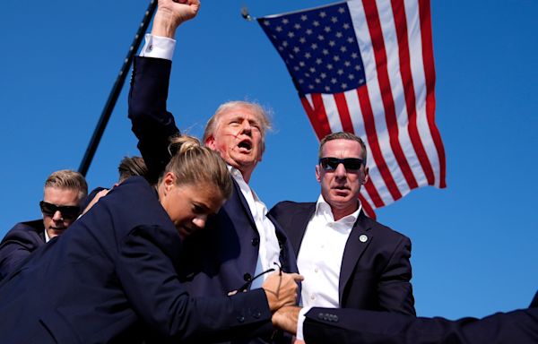 A photo of a bloodied Trump raising his fist after being shot has already become the defining image of his reelection bid