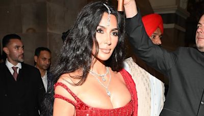 Kim Kardashian commits fashion faux pas at Ambani Indian wedding