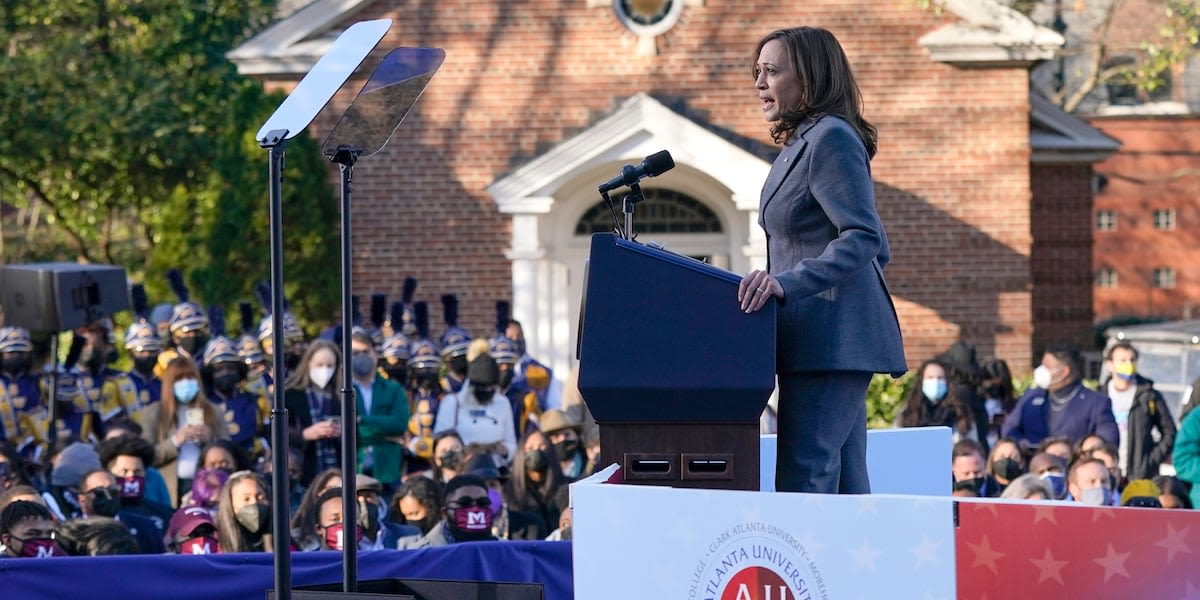 Democrats had feared Georgia was a lost cause with Biden running. Harris will campaign there Tuesday