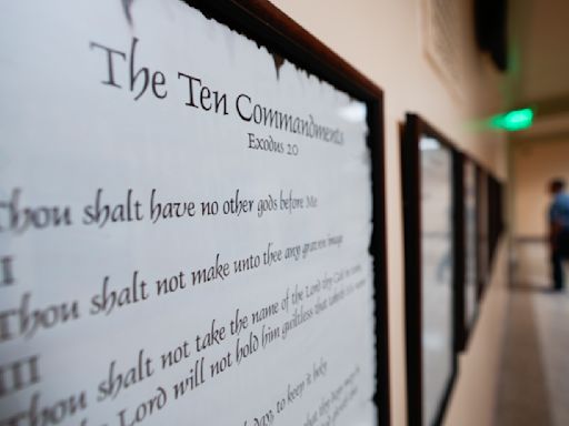 Opponents of Louisiana's Ten Commandments law want judge to block it before new school year starts