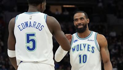 Wolves' Mike Conley named 2023-24 Twyman-Stokes Teammate of the Year