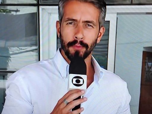 Danilo Vieira, repórter gato da Globo, mostra tranquinho em selfie