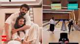 Sonakshi Sinha and Zaheer Iqbal enjoy a game of bowling with friends Aayush Sharma and wife Arpita Khan | Hindi Movie News - Times of India