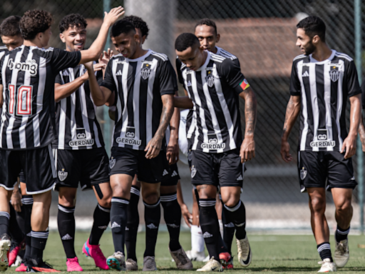 Atlético-MG marca aos 51 e arranca empate no Brasileirão sub-20