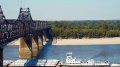 Barges hit bottom of Mississippi River as water levels approach historic low