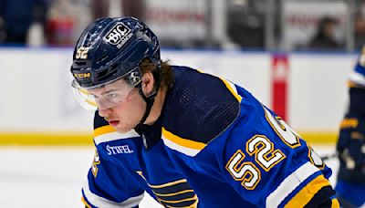 Zack Dean's message to St. Louis Blues brass when training camp opens: 'don't forget about me'