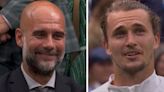 Alexander Zverev singles out Pep Guardiola in Wimbledon on-court interview