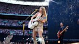 Taylor Swift Brings Travis Kelce Onstage at London Eras Tour Show