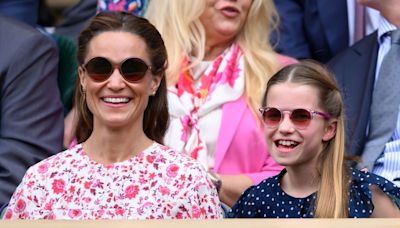 Princess Charlotte and Pippa Middleton's matching Wimbledon fashion moment just redefined this summer 2024 trend