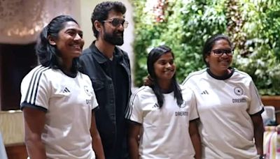 Team India Bump Into Rana Daggubati At Dubai Airport Ahead Of Women’s T20 World Cup 2024