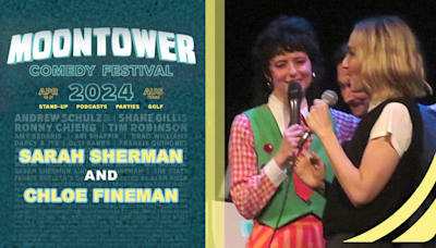 Sarah Sherman & Chloe Fineman at Moontower Comedy Fest