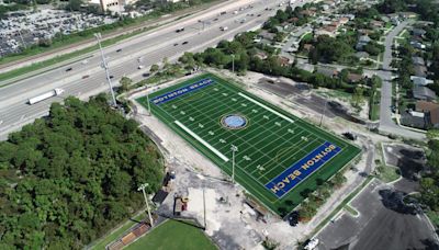 With help from Miami Dolphins, Boynton unveils $4 million renovated youth football field