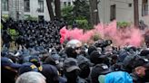 Situation tense in Georgia as Special Forces push protesters away from entrances to parliament - video, photos