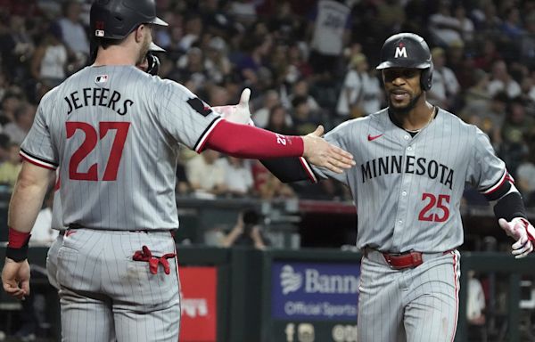 Byron Buxton hits 3-run homer, helps power the Twins to a 13-6 win over Diamondbacks