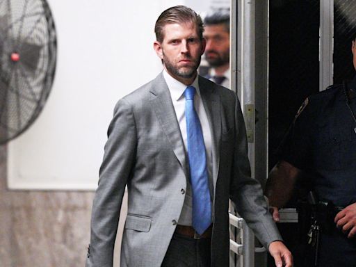 Eric Trump Whines Online After Staring Down Stormy Daniels in Court