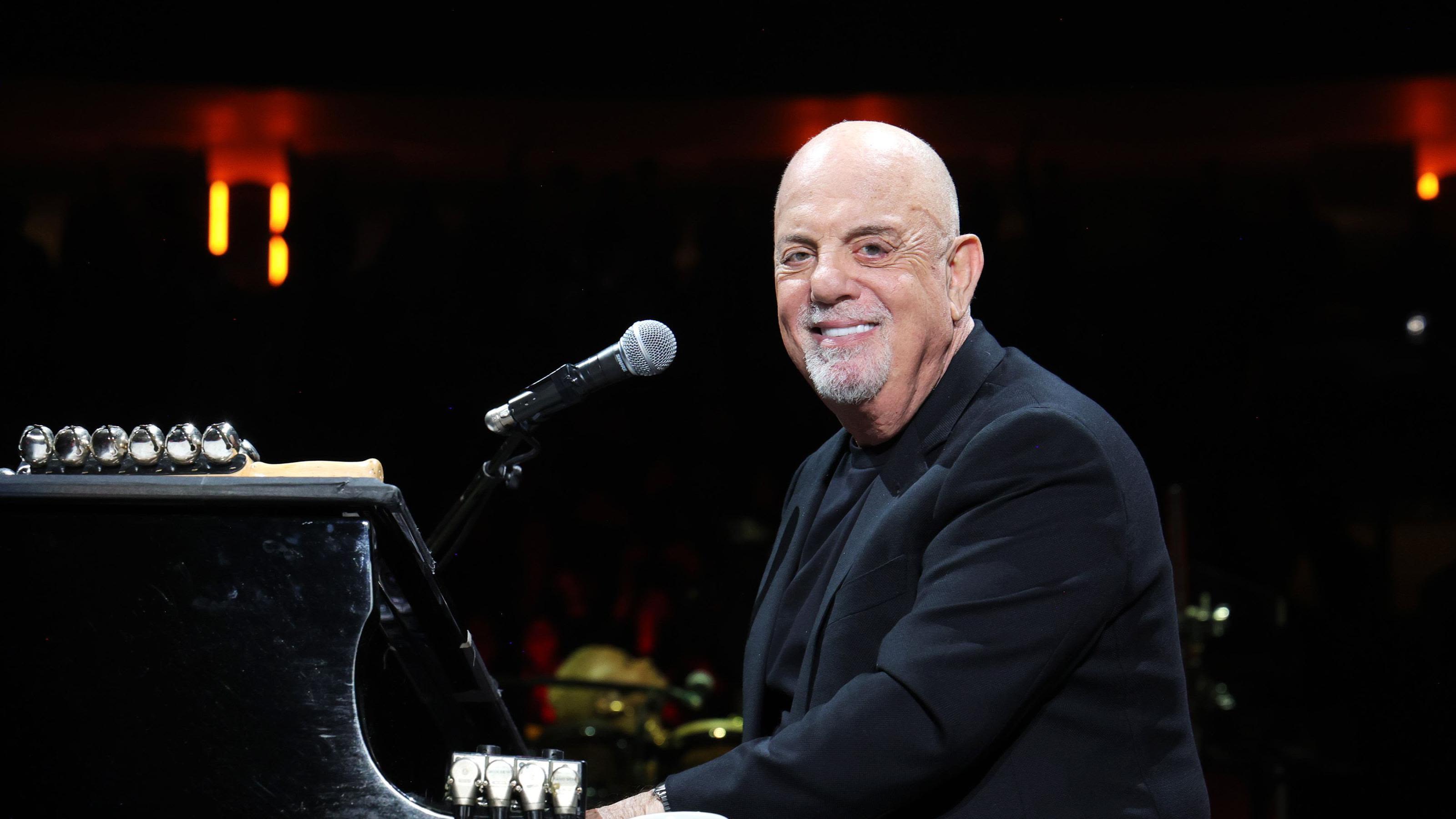 Billy Joel catches train to Cardiff for sell-out gig