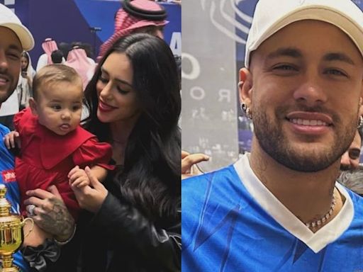 Neymar Jr reencontra ex-affair durante viagem com Bruna Biancardi e Mavie