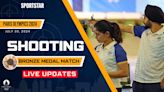 Paris 2024 Olympics, Shooting live score updates, July 30 blog: Manu Bhaker, Sarabjot Singh to feature in 10m air pistol mixed team bronze medal match at 1pm IST