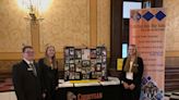 Teaching students present Cheboygan Area High School Career and Technical Education program to local lawmakers in Lansing