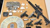 Over $15,000 worth of drugs and multiple guns seized from Columbus homes