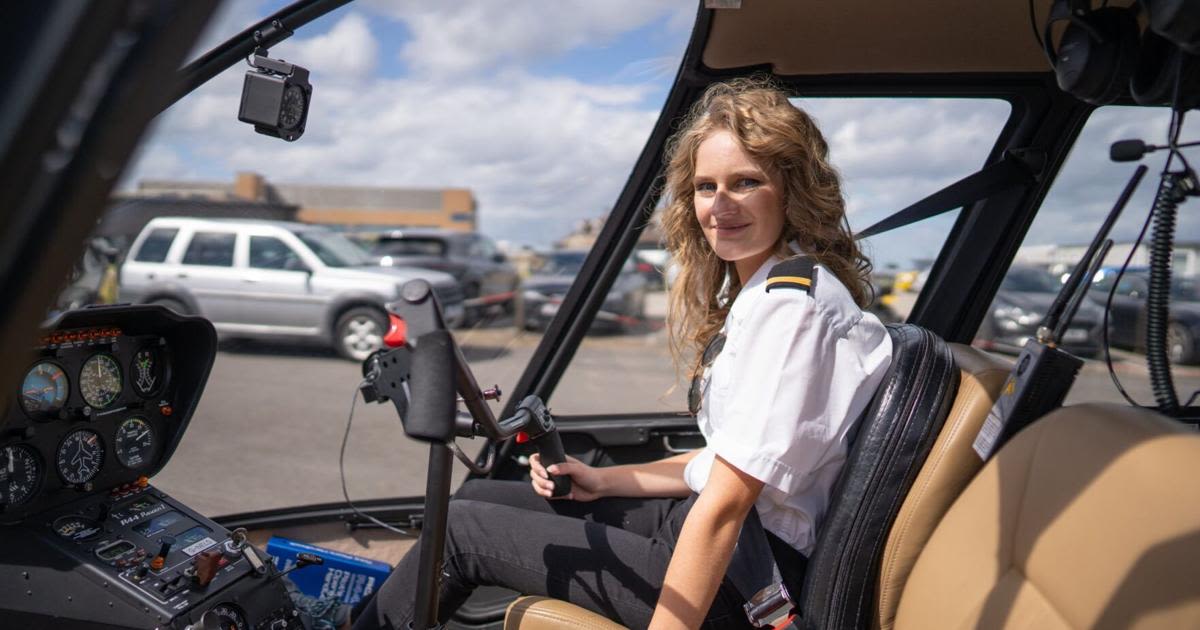 Girl becomes youngest pilot to get helicopter license
