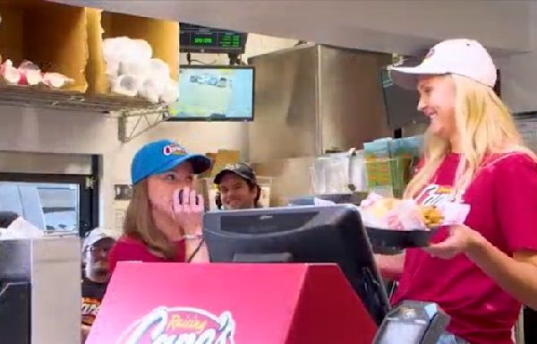 Former LSU beach volleyball players work shift at Raising Cane’s ahead of 2024 Paris Olympics
